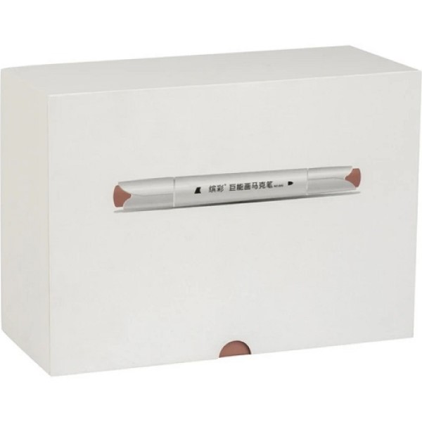 ماژیک راندو 60 رنگ دو سر براش تاچ مدل هاردباکس