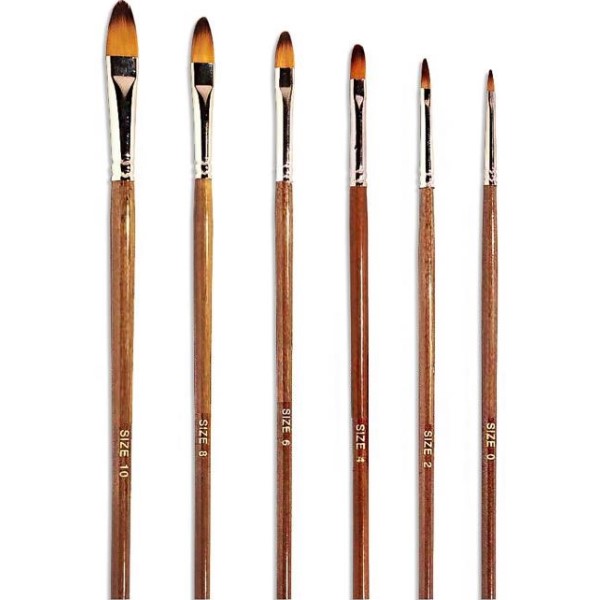 قلم مو زبان گربه ای 2124 رز آرت مجموعه 6 عددی 0-2-4-6-8-10