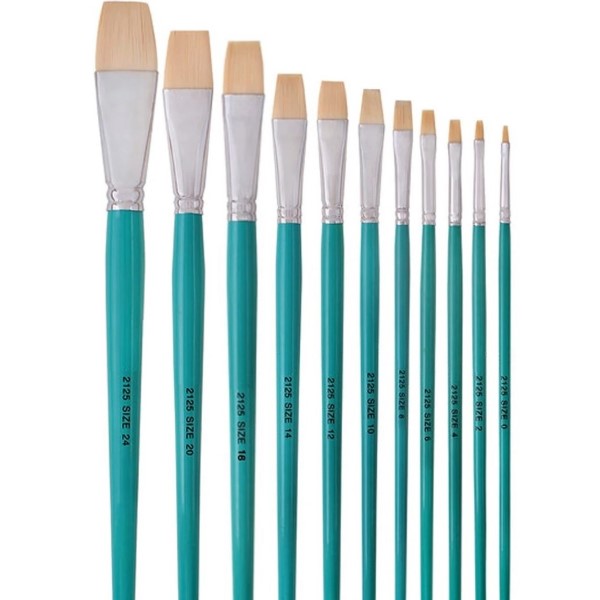 قلم مو سر تخت 2125 رز آرت مجموعه 11 عددی 0-2-4-6-8-10-12-14-18-20-24