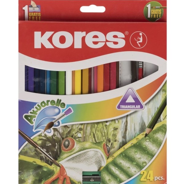 مداد آبرنگی 24 رنگ Akuarelle کورس