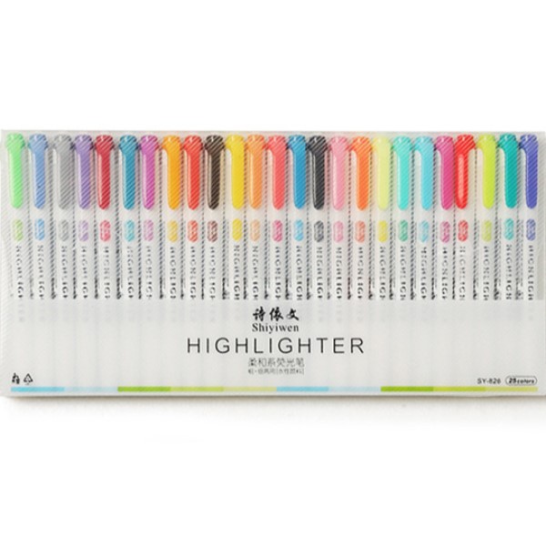 ماژیک علامت گذار مدل light مجموعه 25 عددی